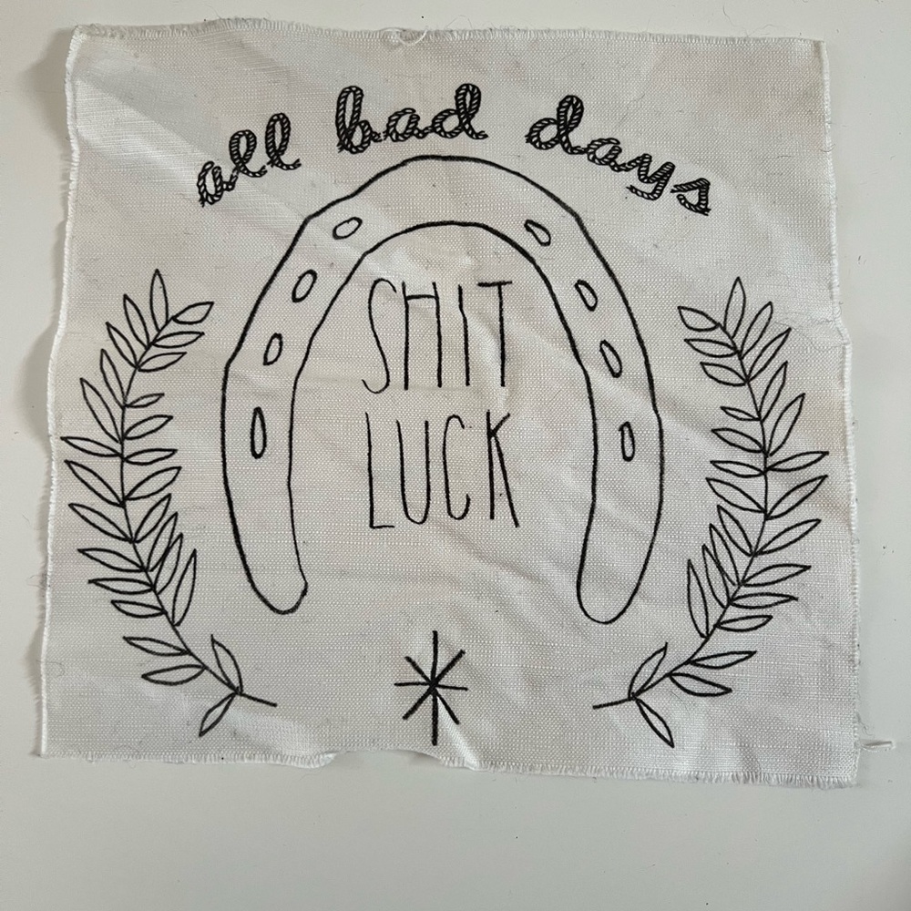 Rare All Bad Days “Shit Luck” Patch